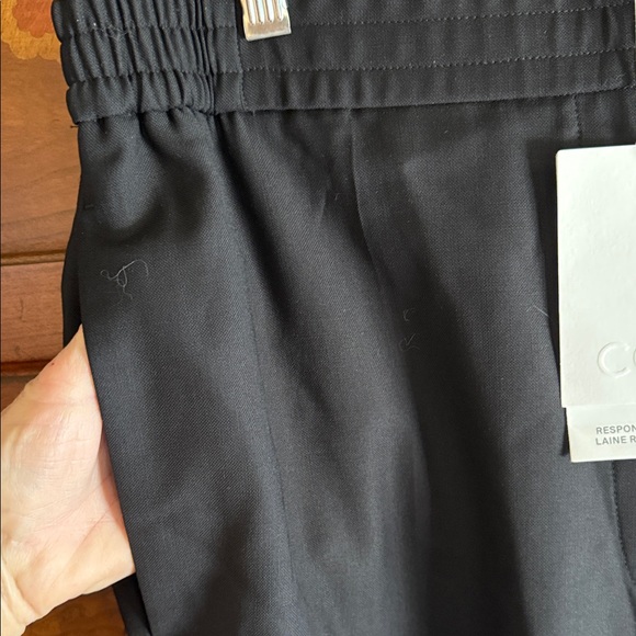 COS Women's Black 100% Wool Suit Pants Size EU Size 12 (Euro 44) Large) NWT - Picture 10 of 11